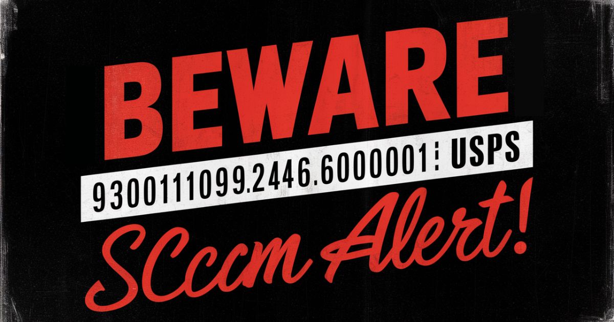 Beware 93001109246000000113602978: USPS Scam Alert!