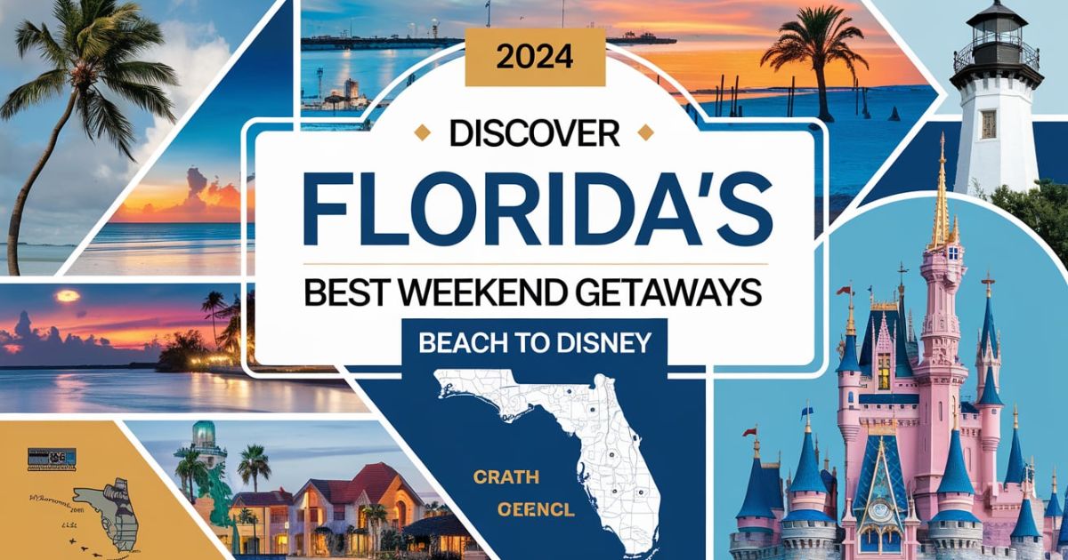 Discover Florida's Best Weekend Getaways: Beach to Disney [2024 Guide]